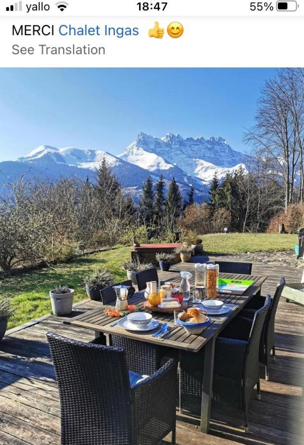 Chalet Ingas Troistorrents Buitenkant foto